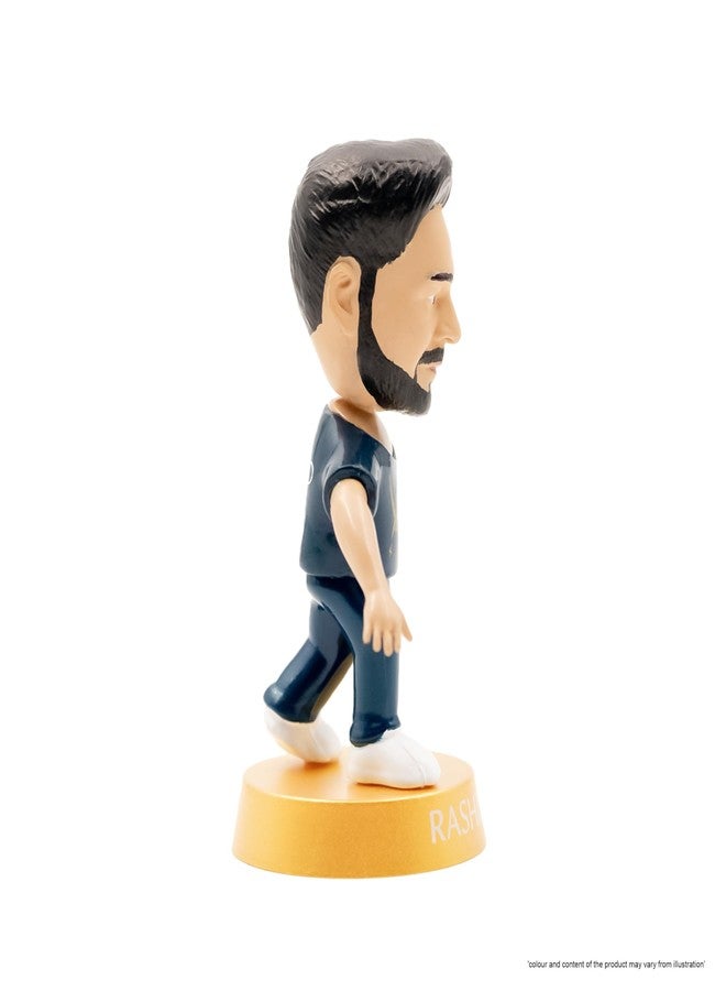 Chanak Cricket Icons Action Figure Rashid Khan Gujarat Titans Collectible Miniature Figurine, IPL Edition 360° Rotatable Head, GT Cricket Player for Fans & Kids, Collectors Pack of 1 - Image 5
